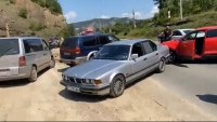 Вдигнаха блокадата на ГКПП "Калотина", задръстването остава километрично.