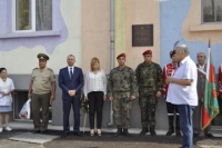 Тържествено откриха паметна плоча на сградата, където се е помещавал щаба на 24-ти пехотен черноморски полк