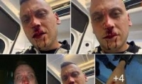 Пребиха един от лидерите на контрапротеста