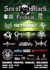 Бургас – 8 август – 9 яки метъл групи – Летен театър – SEA OF BLACK FESTIVAL’2020