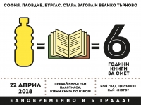 „Книги за смет” едновременно в пет града на 22 април