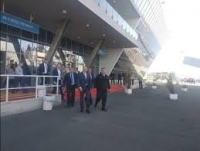 Протестиращи посрещнаха в Бургас президента Румен Радев и вицепремиера Красимир Каракачанов 