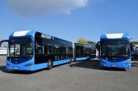 Всички 56 нови електробуса вече пътуват по улиците на Бургас
